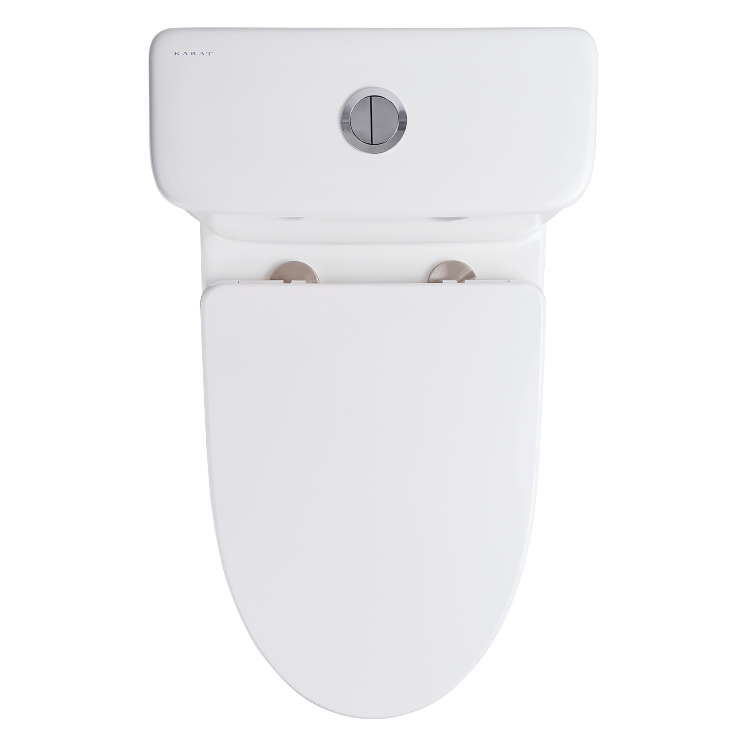 KARAT สุขภัณฑ์ชิ้นเดียว แบบกดบน รุ่น เบสท์ K-38349X-S-WK