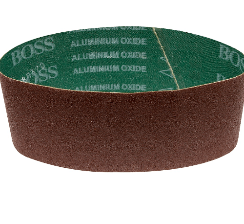 BOSS ผ้าทรายสายพาน ขนาด4x24นิ้ว เบอร์120 รุ่น GXK51
