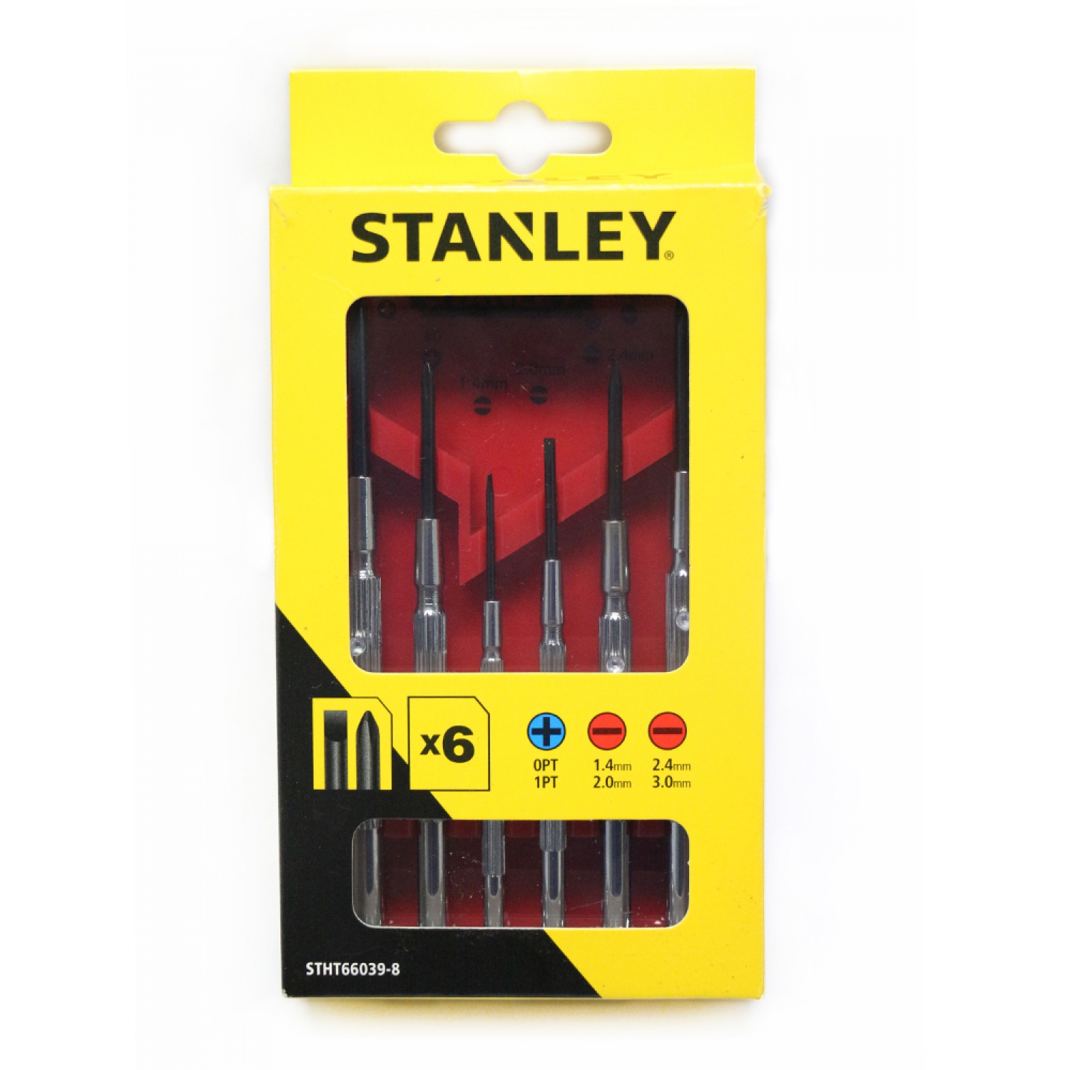 STANLEY ไขควงซ่อมนาฬิกา 6ตัว/ชุด รุ่น 66-039 ST(66-039-8)