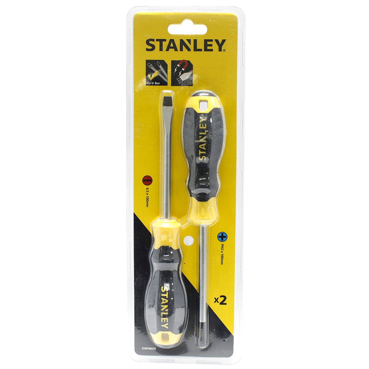 STANLEY ไขควง 2ตัว/ชุด รุ่น STMT66670 (65-200)