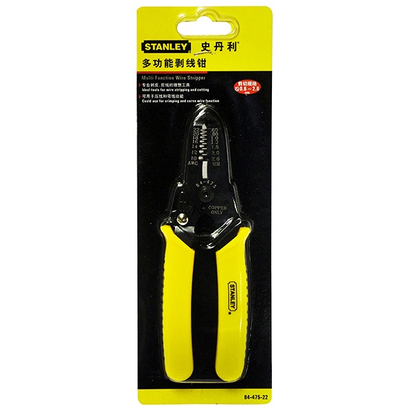 STANLEY คีมปลอกสายไฟ รุ่น 84-475