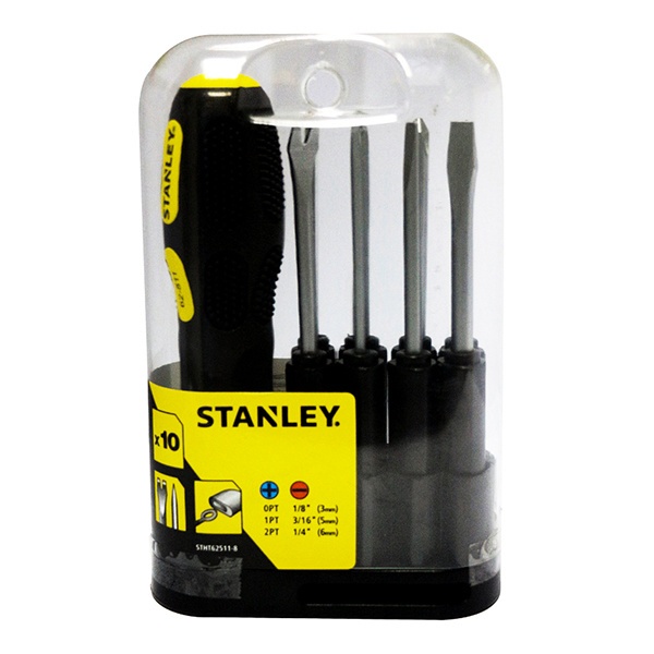 STANLEY ไขควงสลับ 9 ตัว/ชุด 62-511 (STHT62511-8)
