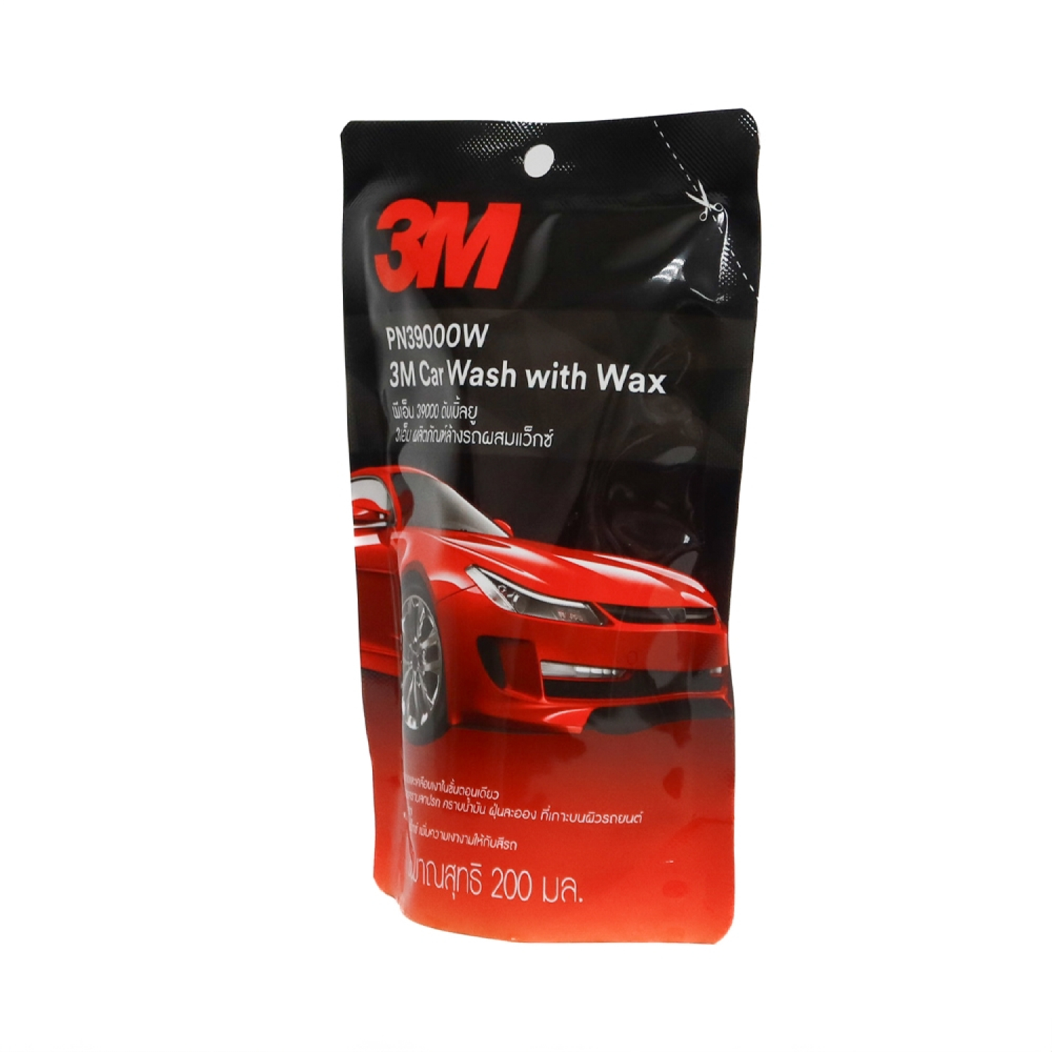 3M PN39000W แชมพูล้างรถผสมแว๊กซ์ ขนาด 200 มิลลิลิตร