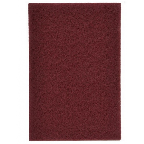 สก็อตช์-ไบรต์ 3M แผ่นใยขัดแดง สำหรับงานอุตสาหกรรม เบอร์ 320-400 ขนาด 6x9นิ้ว