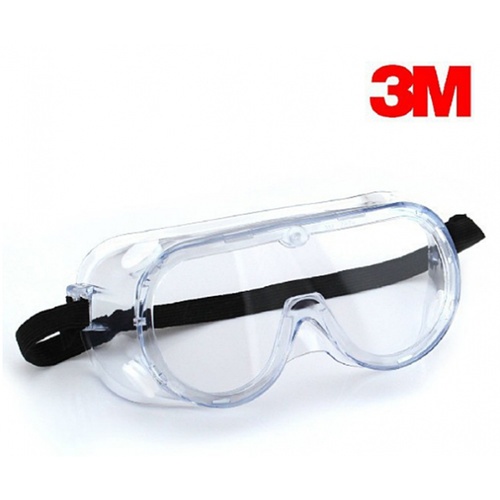 3M แว่นครอบตานิรภัยกันสารเคมี เลนส์ใส รุ่น 334AF