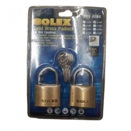 SOLEX กุญแจสายยู 2:1 รุ่น SL99 ขนาด 40 มม.