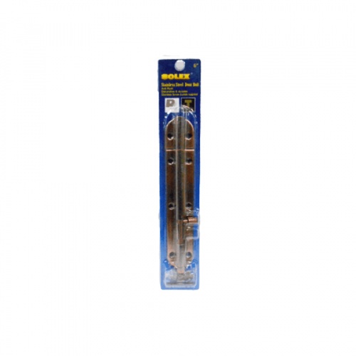 SOLEX กลอนทั่วไปสแตนเลส 6 สีทองแดงรมดำ 133004P
