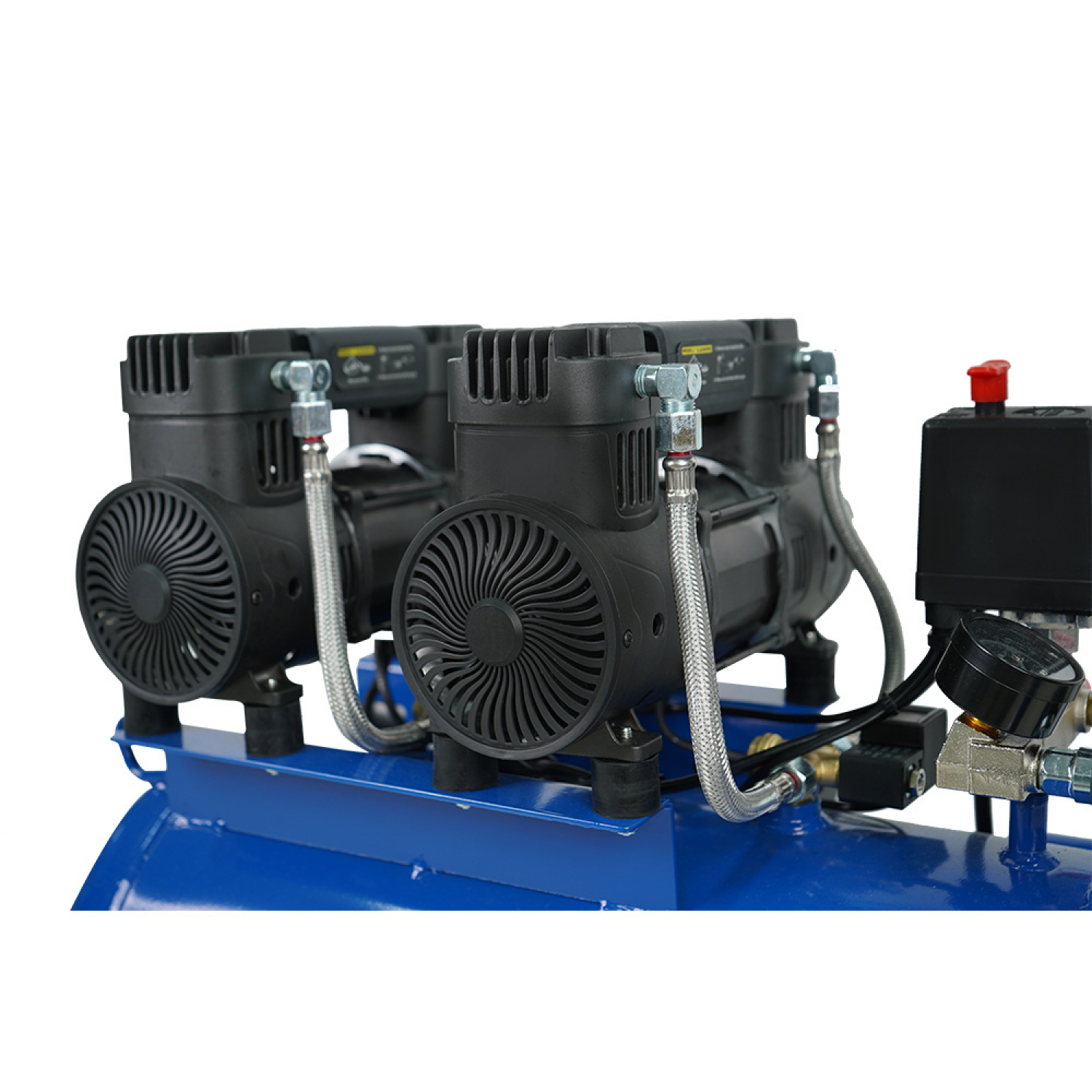 PUMA ปั๊มลมออยฟรี ไร้น้ำมัน PUMA-X ขนาด 1100Wx2HP 50L รุ่น PXO-50