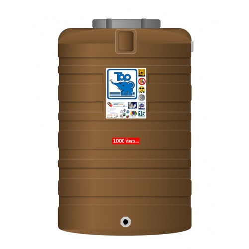 TOP ถังเก็บน้ำบนดิน 1000L รุ่น TOB-1000L ช้างน้ำเงิน  รับประกัน 15 ปี