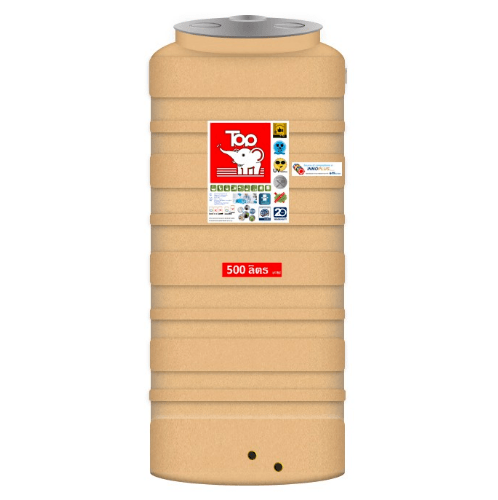 TOP ถังเก็บน้ำบนดิน รุ่น TNT-500L แกรนิต