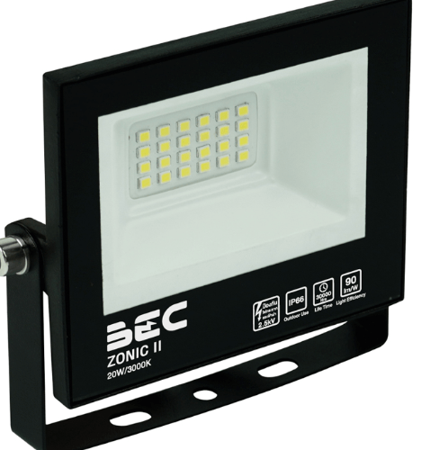 BEC โคมฉาย LED ฟลัดไลท์ 20W รุ่น ZONIC II แสงวอร์มไวท์