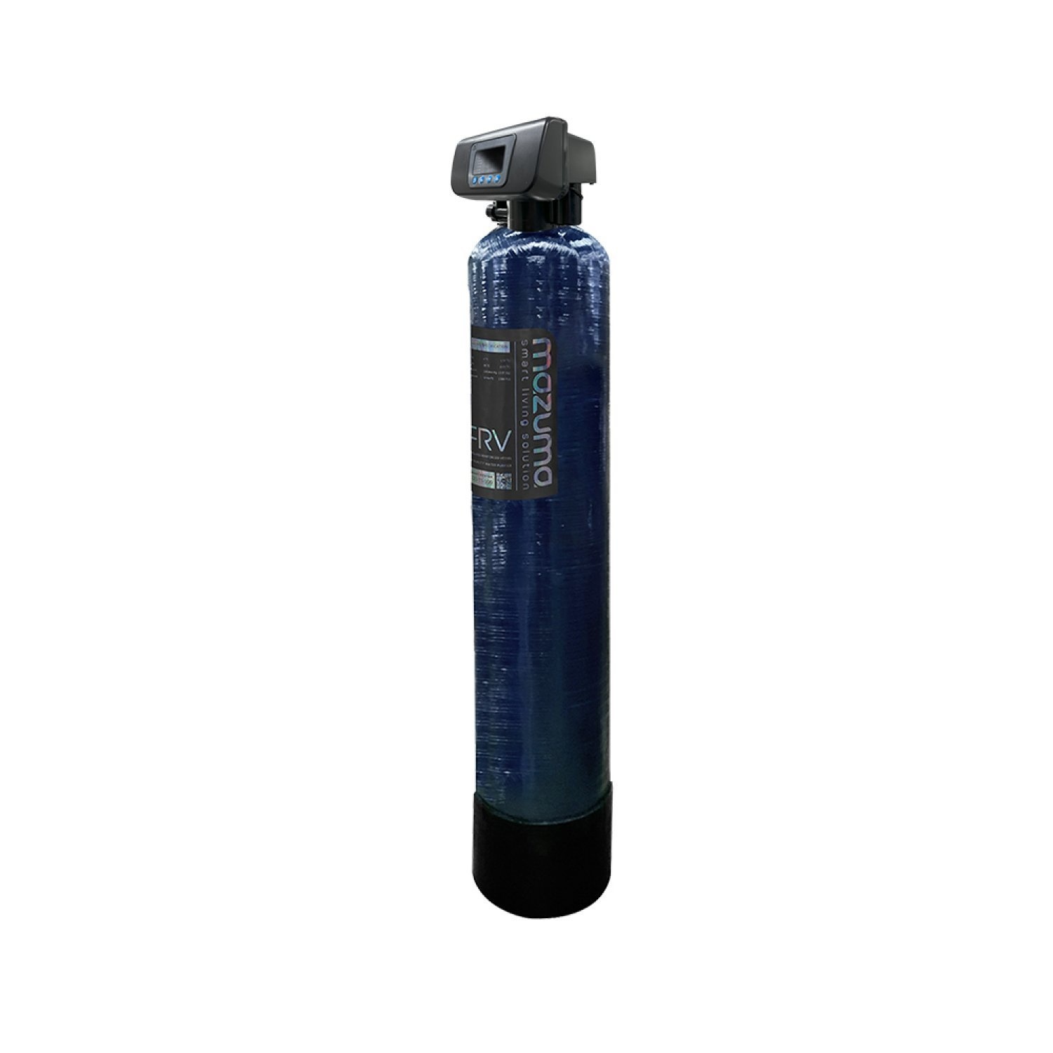 MAZUMA เครื่องกรองน้ำใช้ไฟเบอร์กลาส B19 DB AUTO FLOW-AN7L+CB7L+MG7L สีน้ำเงิน