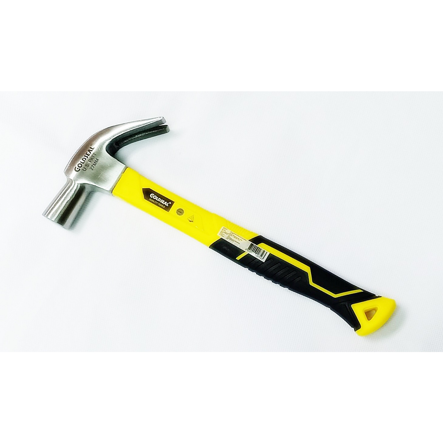 GOLDSEAL ค้อนหงอนด้ามไฟเบอร์เหรียญทอง ขนาด  27 มม.