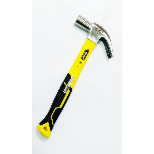 GOLDSEAL ค้อนหงอนด้ามไฟเบอร์เหรียญทอง ขนาด  27 มม.