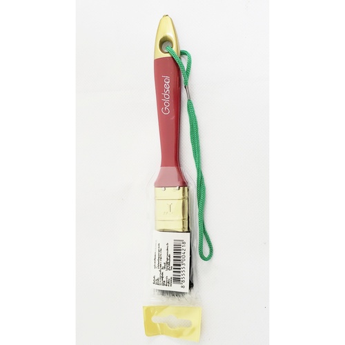 GOLDSEAL แปรงทาสีขนดำ ขนาด  1 นิ้ว สีแดง-ดำ
