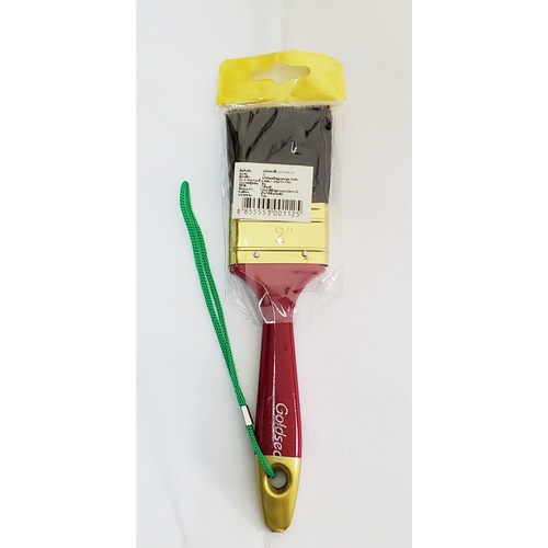 GOLDSEAL แปรงทาสีขนดำ สีแดง-ดำ 2นิ้ว