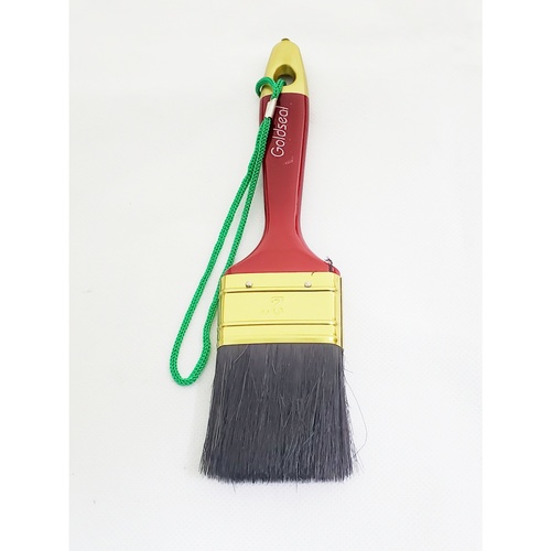 GOLDSEAL แปรงทาสีขนดำ ขนาด  2 นิ้ว สีแดง-ดำ