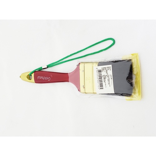 GOLDSEAL แปรงทาสีขนดำ ขนาด  2 นิ้ว สีแดง-ดำ