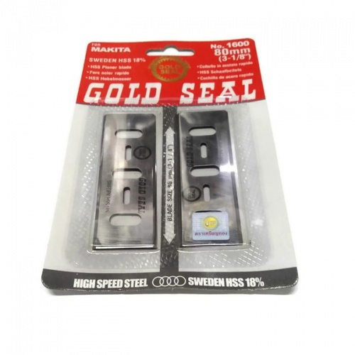MAKITA ใบกบไสไม้ 80mm.#1600 Goldseal