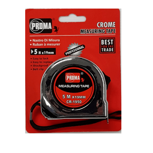 ម៉ែត្រវ៉ាស់ ស្រោប Chrome PROMA  5 M    