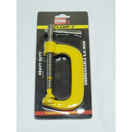 PROMA ปากกาจับชิ้นงานรูปตัวซี (C-Clamp) ขนาด 3