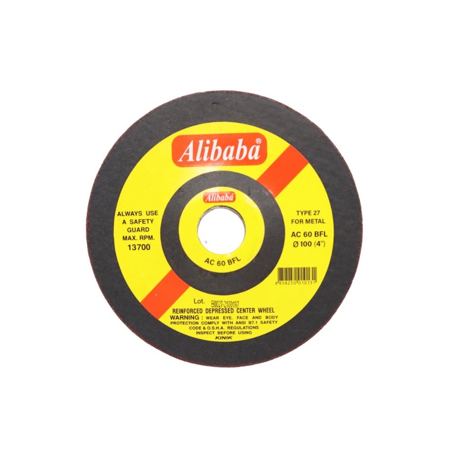 ALIBABA แผ่นเจียร์ (คีนิค) ขนาด 4 นิ้วx2มม.