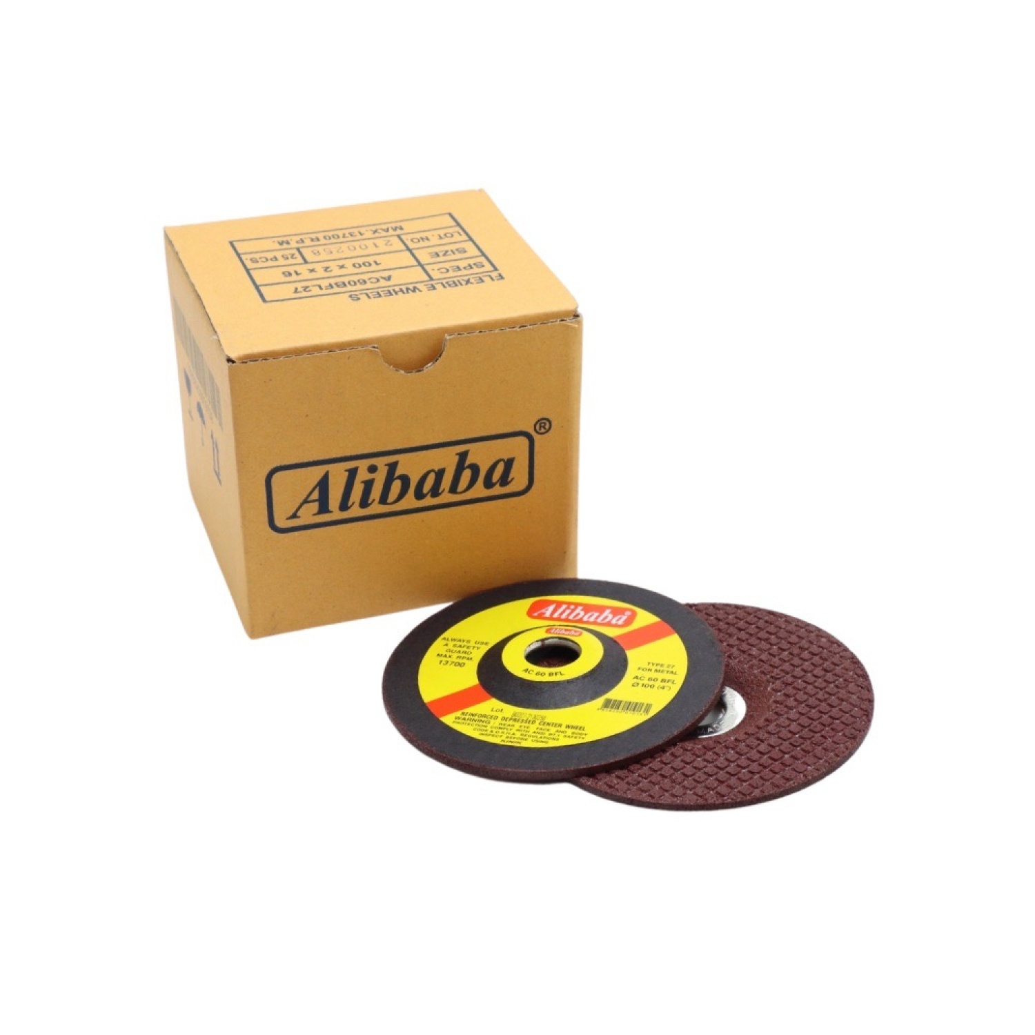 ALIBABA แผ่นเจียร์ (คีนิค) ขนาด 4 นิ้วx2มม.