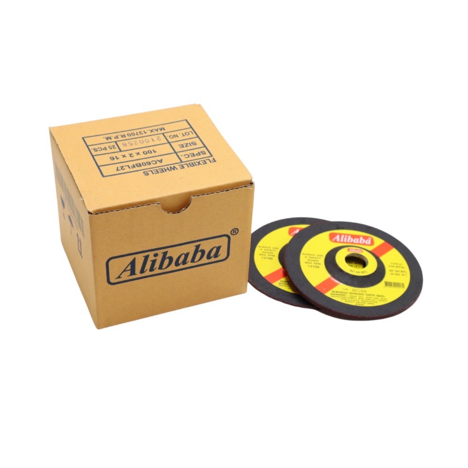 ALIBABA แผ่นเจียร์ (คีนิค) ขนาด 4 นิ้วx2มม.