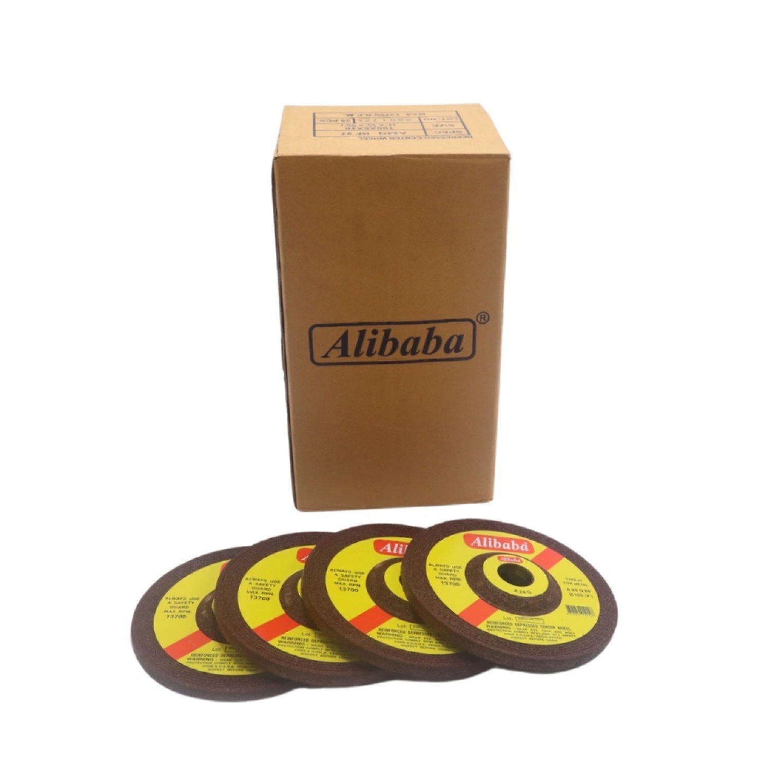 ALIBABA แผ่นเจียร์ (คีนิค) ขนาด 4 นิ้วx6มม.