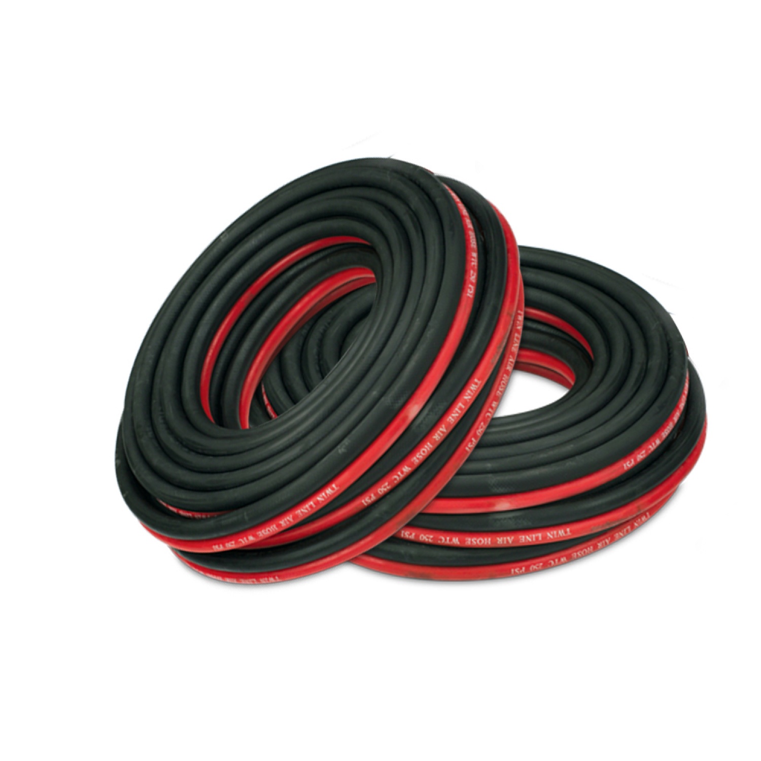 KOVET สายลมคู่ WTG ขนาด 1/4x1/4 นิ้ว ยาว 10 เมตร. สีดำ-แดง
