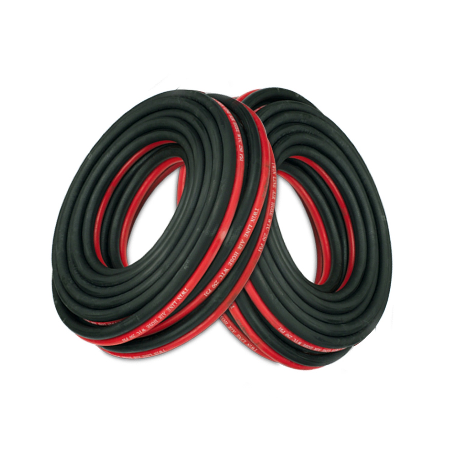 KOVET สายลมคู่ WTG ขนาด 1/4x1/4 นิ้ว ยาว 10 เมตร. สีดำ-แดง