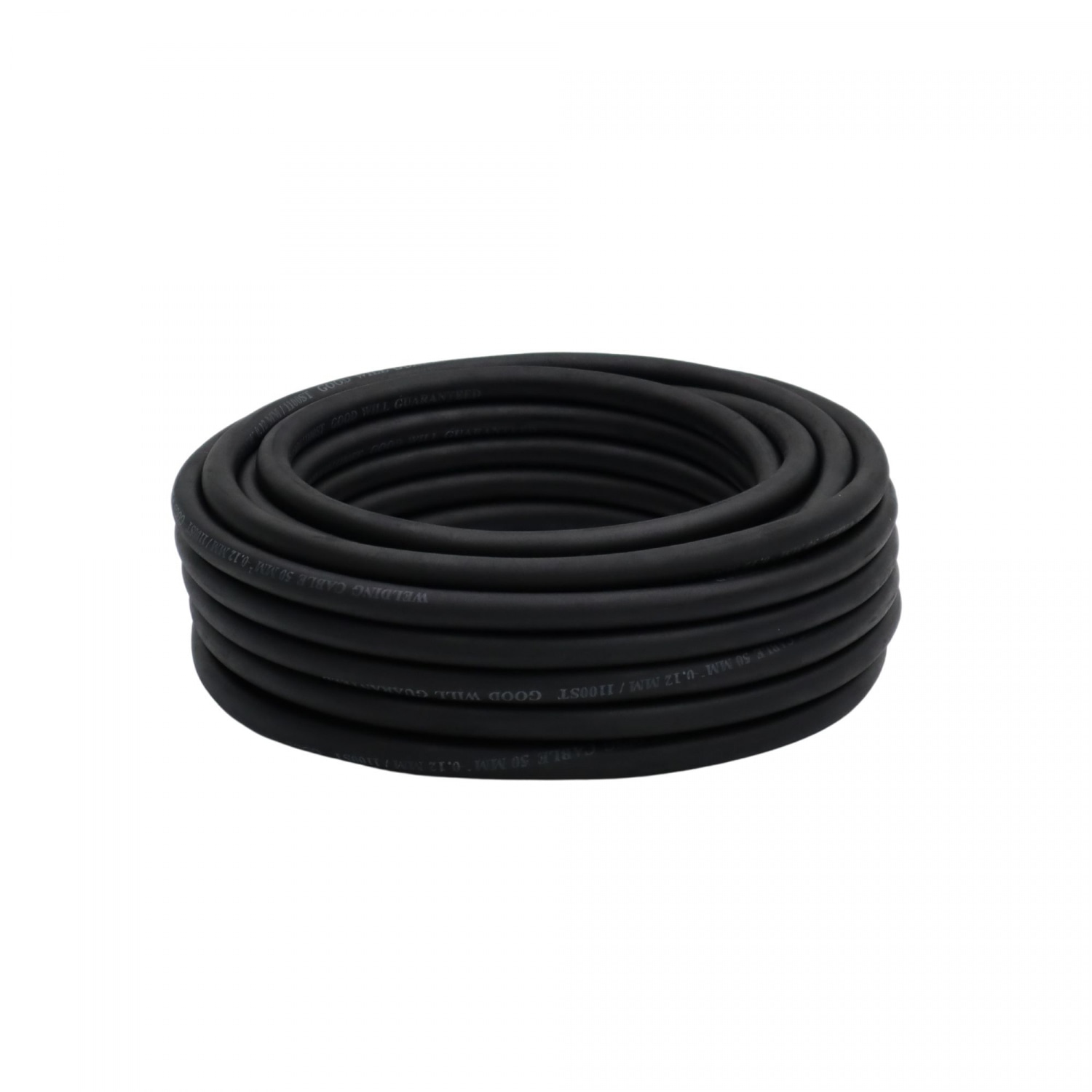 GOODWILL สายเชื่อมหุ้ม PVC ขนาด 50mmx20m.(0.12/1100ST) สีดำ