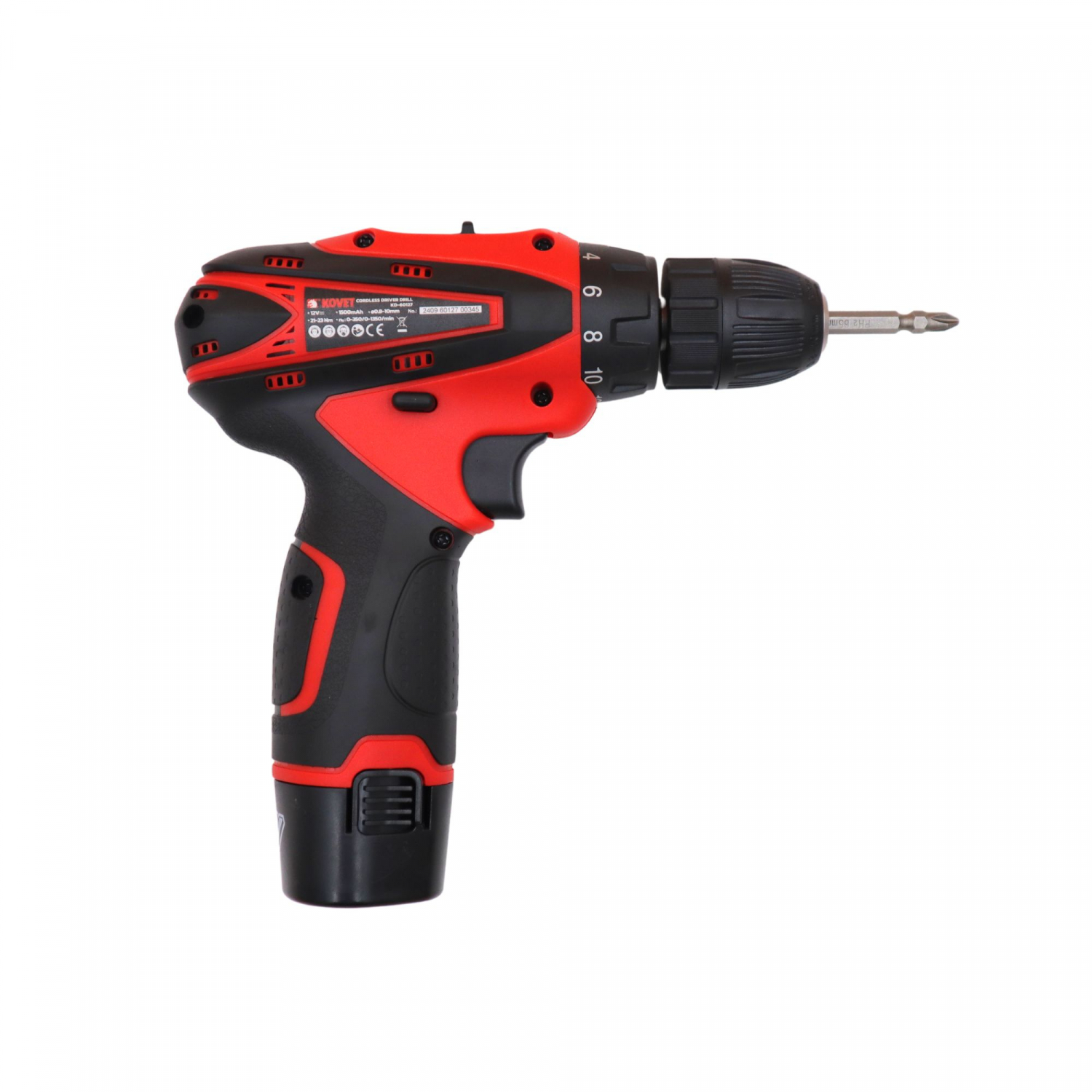 KOVET สว่านไขควงไร้สาย ขนาด 10มม. พร้อมแบต 1 ก้อน รุ่น KD60127 (12V)