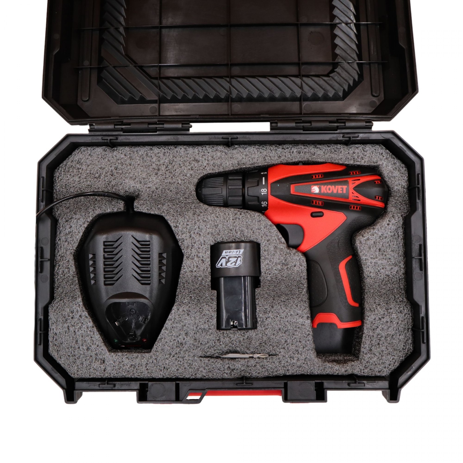 KOVET สว่านไขควงไร้สาย ขนาด 10มม. พร้อมแบต 1 ก้อน รุ่น KD60127 (12V)