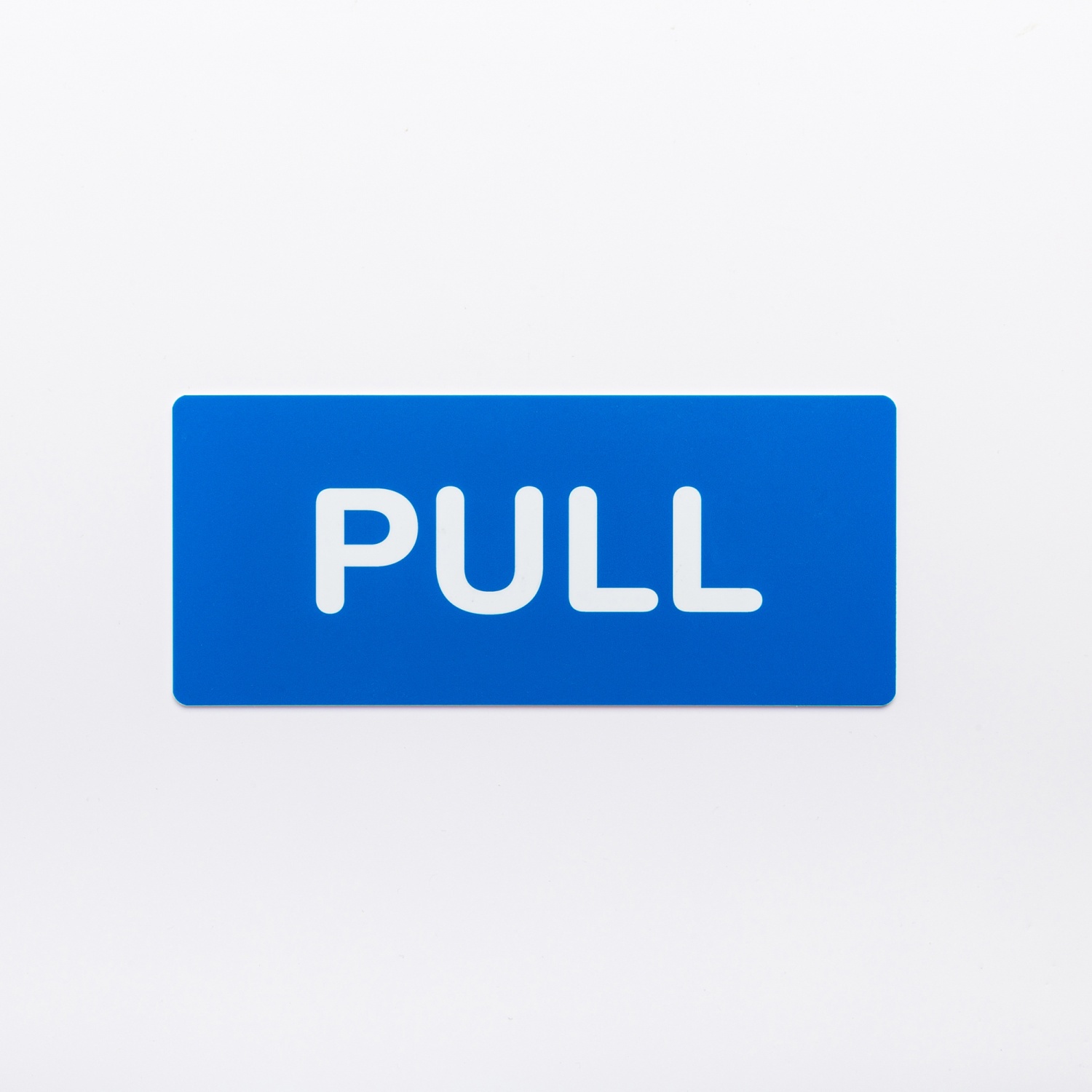 ป้ายพลาสติกติดกระจก PUSH/PULL ขนาด17.5x7.5ซม.