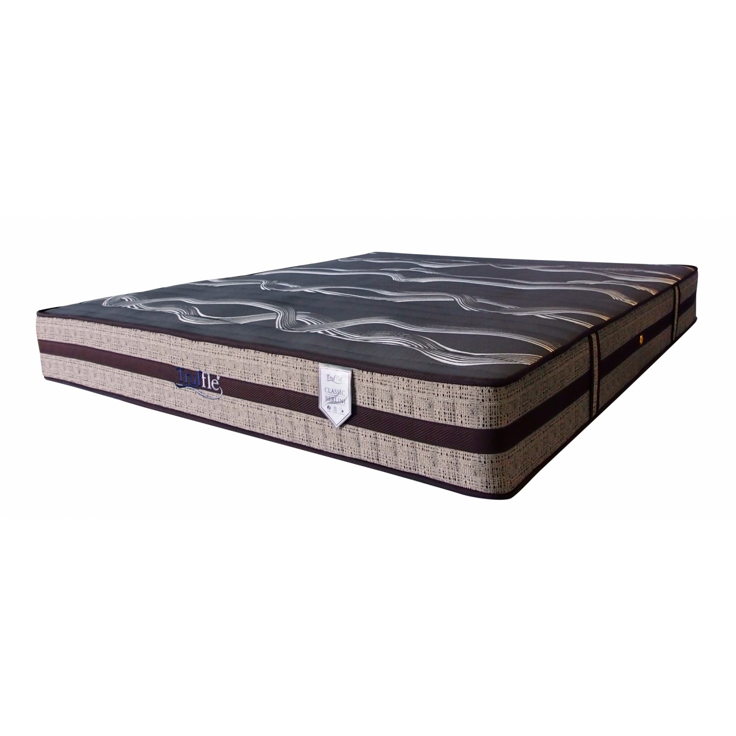 TRUFFLE/AS ที่นอนสปริง Bonnel 2.6 เสริมยางพาราอัด รุ่น Classic Berlini หนา 10นิ้ว ขนาด 5 ฟุต