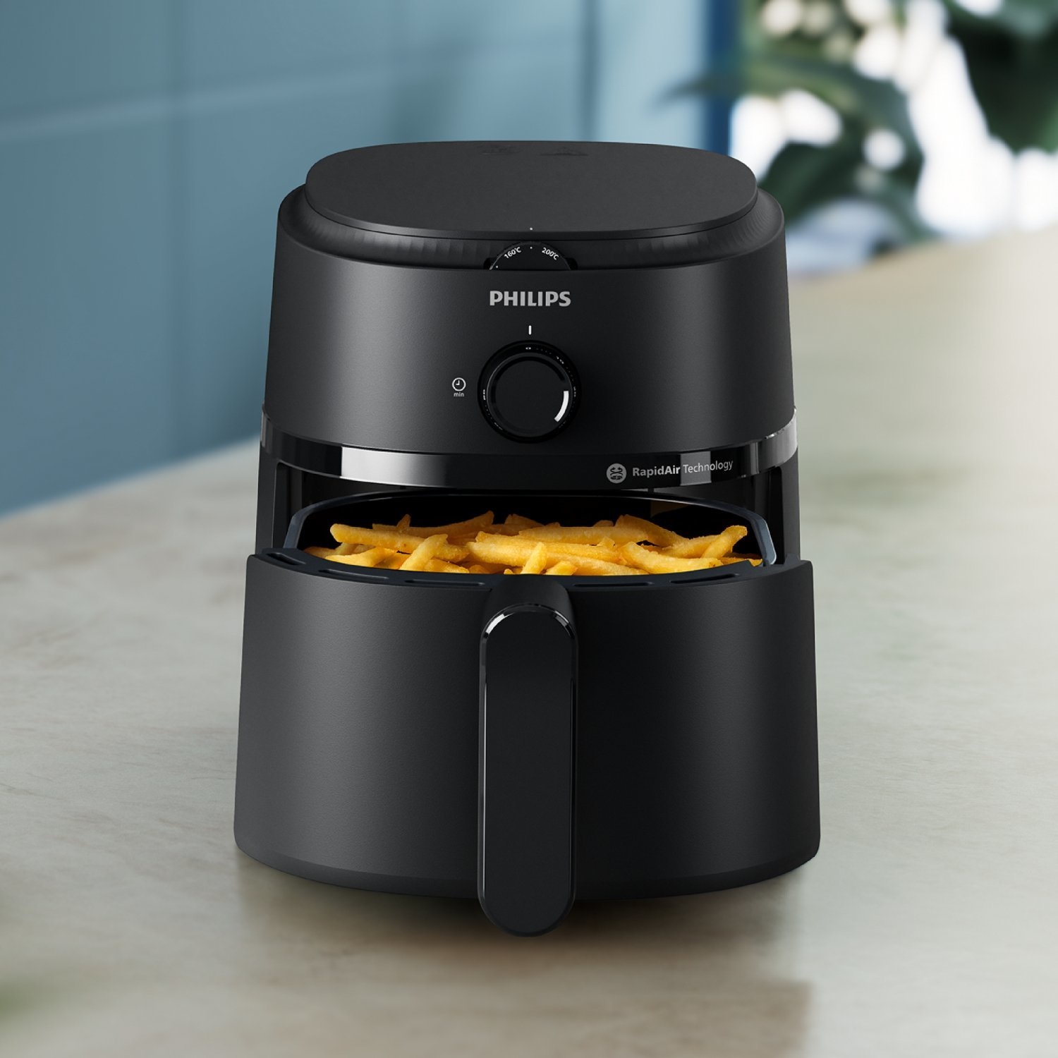 PHILIPS หม้อทอดไร้น้ำมัน ขนาด 3.2 ลิตร รุ่น NA110/00 สีดำ