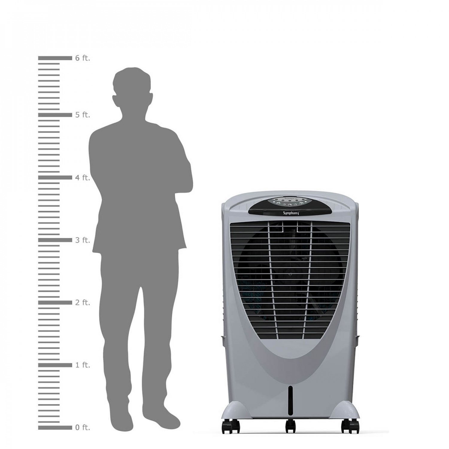 VICTOR พัดลมไอเย็น 56 ลิตร รุ่น AC-WI56XL สีเทา