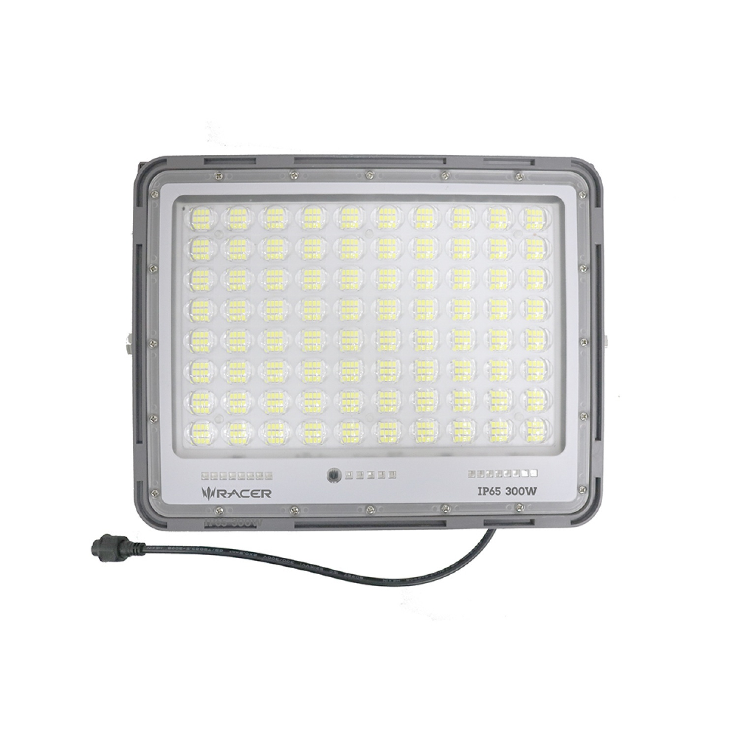 RACER โคมไฟฟลัดไลท์โซล่าร์เซลล์ 300W IP65 รุ่น MAX BEAM 6500K แสงขาว