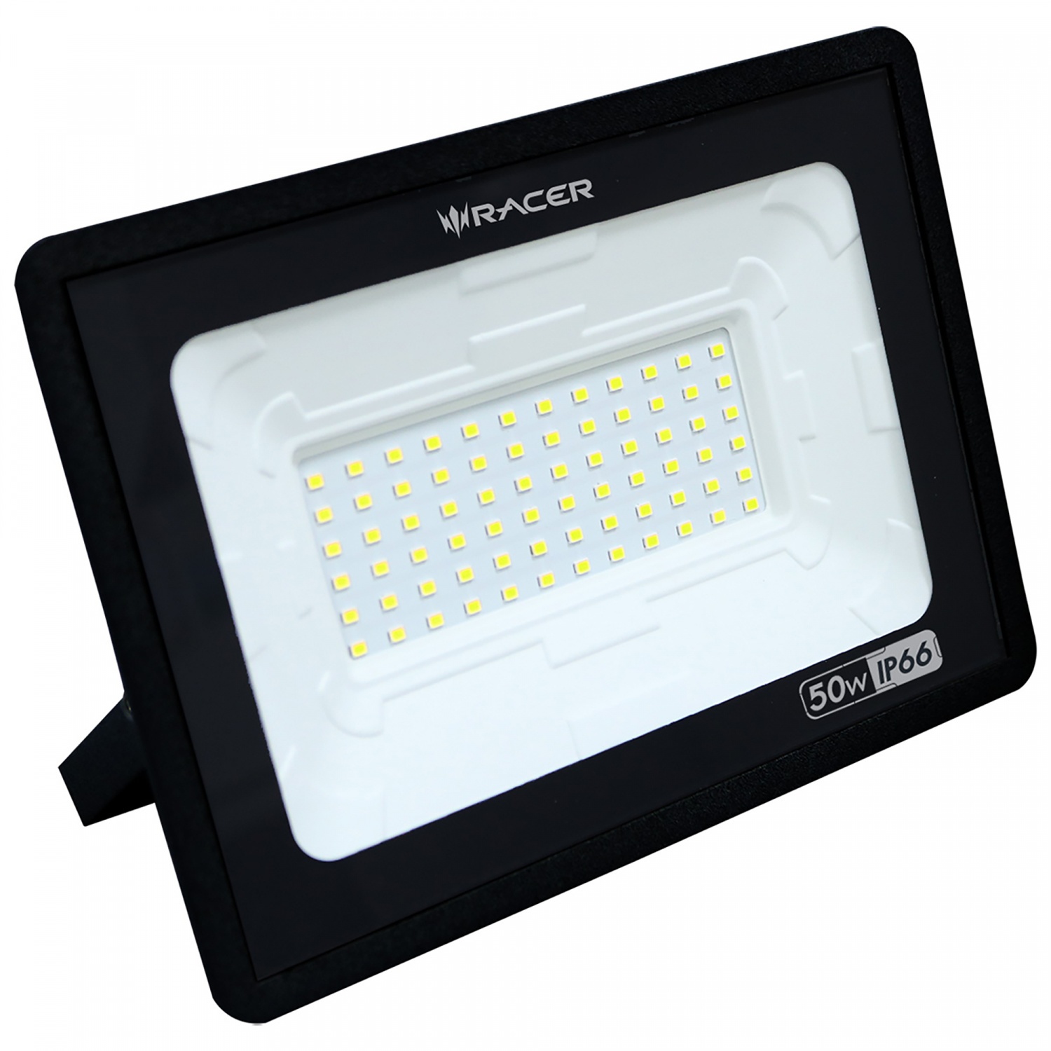 RACER โคมไฟแอลอีดีฟลัดไลท์ รุ่นลูน่า 50วัตต์ แสงขาว IP66