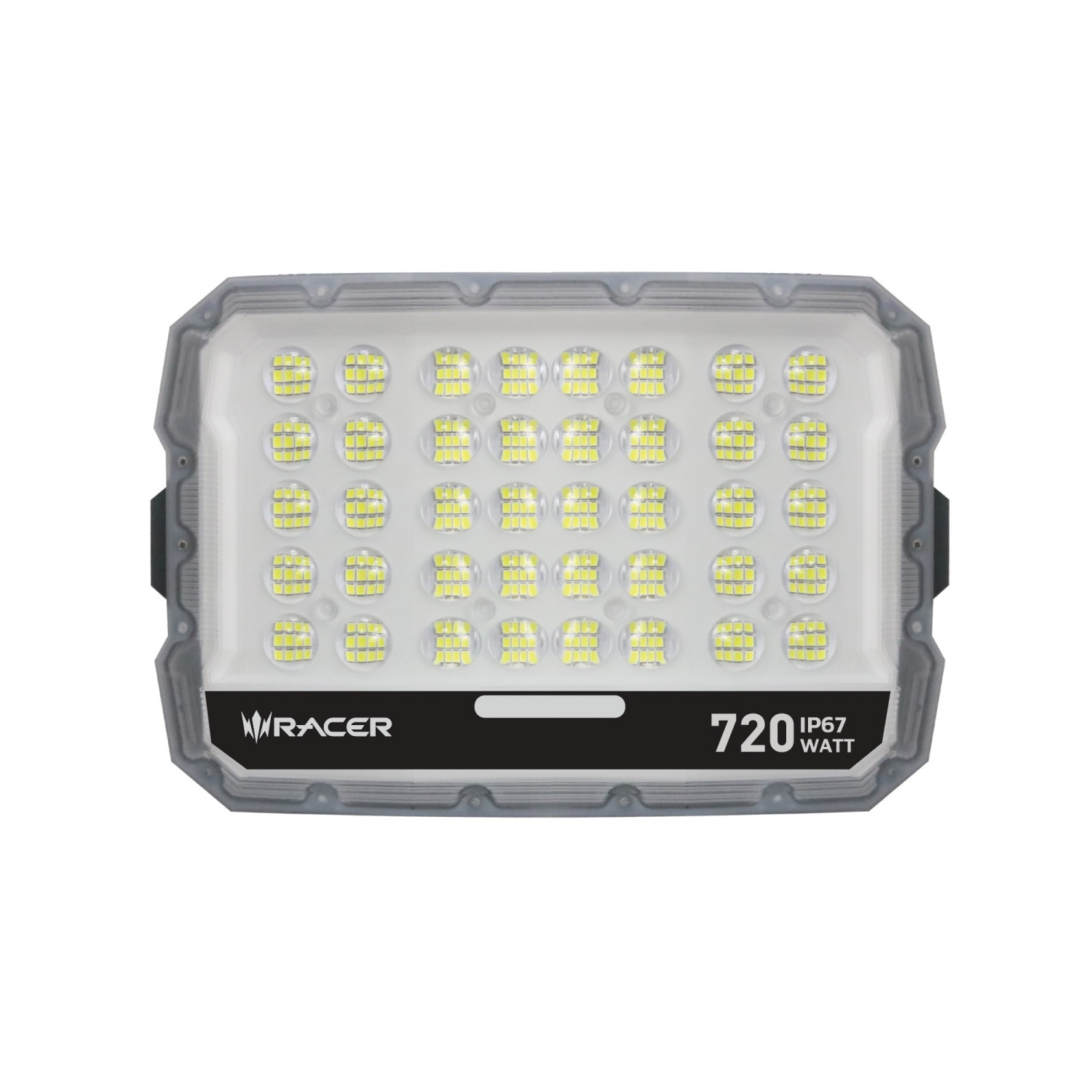 RACER โคมไฟฟลัดไลท์ แอลอีดี โซล่าเซลล์ รุ่น แองเกิล  720 วัตต์ แสงเหลือง