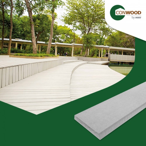 คอนวูด ไม้ตกแต่งพื้น ลายเสี้ยน หน้า 6 นิ้ว 2.5x15x305ซม. สีธรรมชาติ