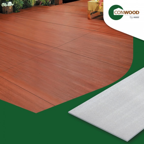 คอนวูด ไม้พื้น รุ่นใหญ่ ลายเสี้ยน 2.5x120x240ซม. สีธรรมชาติ