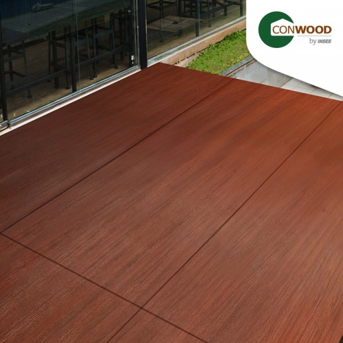 คอนวูด ไม้พื้น รุ่นใหญ่ ลายเสี้ยน 2.5x120x240ซม. สีธรรมชาติ