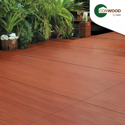 คอนวูด ไม้พื้น รุ่นใหญ่ ลายเสี้ยน 2.5x120x240ซม. สีธรรมชาติ
