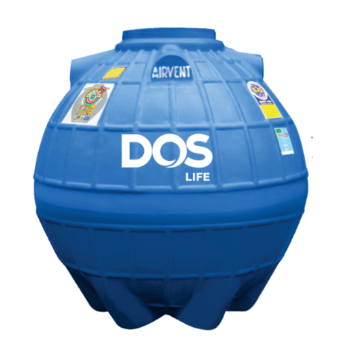 DOS ถังน้ำใต้ดิน 1200L รุ่น DUT EXTRA สีฟ้า