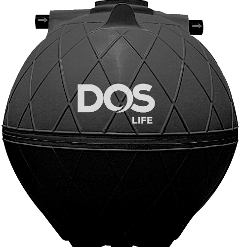 DOS ถังบำบัดน้ำเสีย 6000L รุ่น SUPER SEPT สีดำ