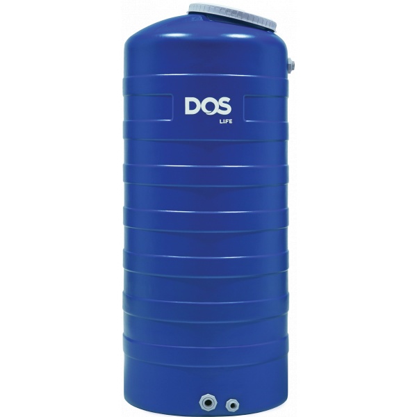 DOS ถังเก็บน้ำบนดินสีเรียบ ขนาด 700L รุ่น Ice สี Ice Blue