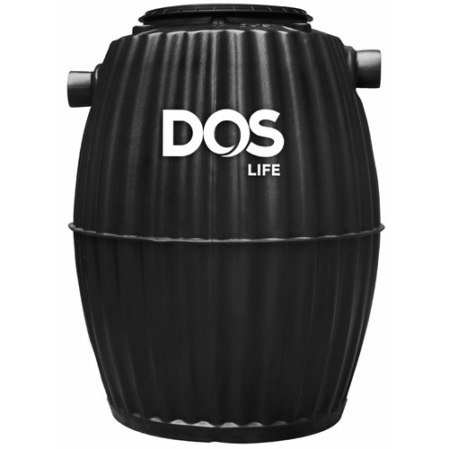 DOS ถังบำบัดน้ำเสีย ทรงสูง ขนาด 600L รุ่น Hero สีดำ