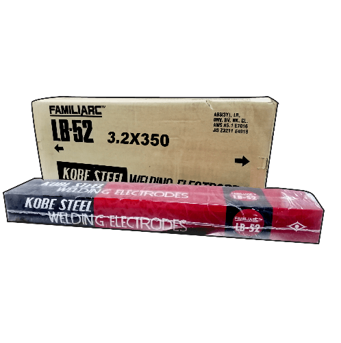 KOBE ลวดเชื่อมเหล็กเหนียวขนาด 3.2X350mm. รุ่น LB-52 E7016